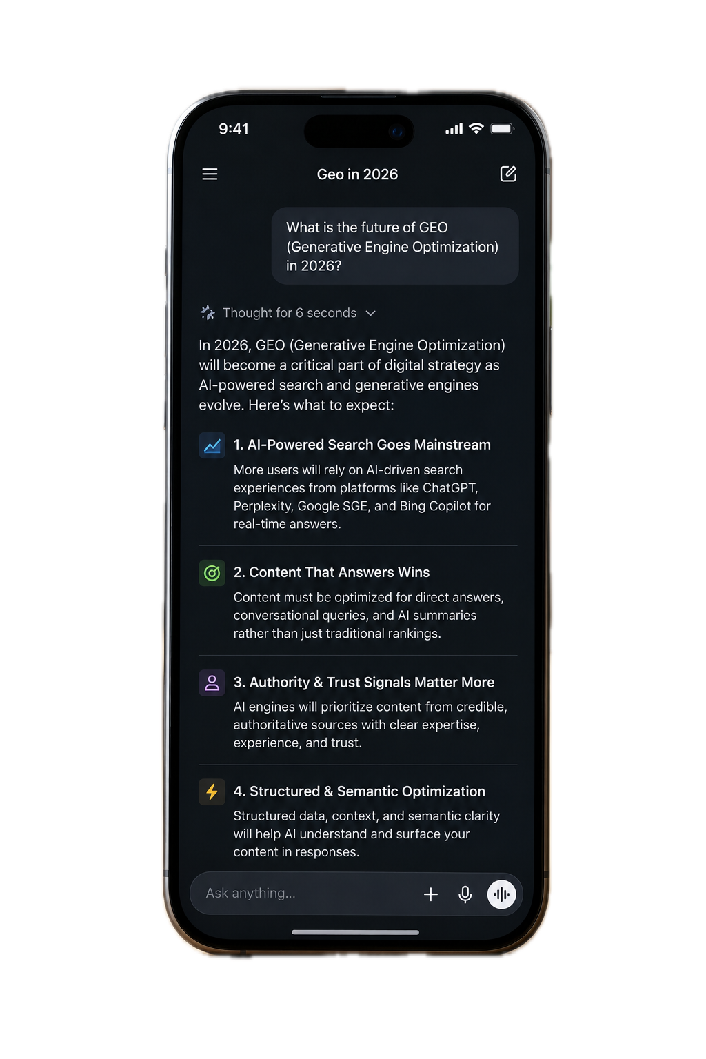 GEO in 2026 — Generative Engine Optimization stats